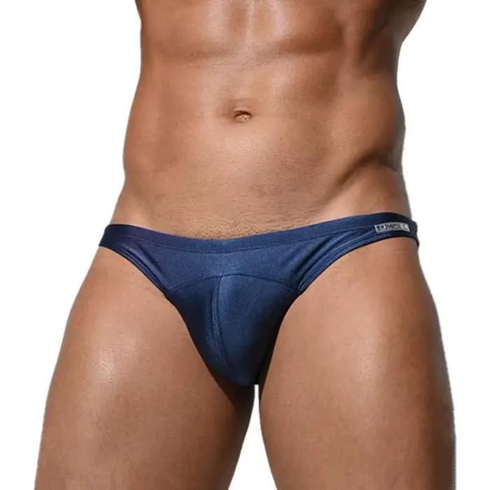 Desmiit maillots de bain hommes slip de bain Sexy maillot de bain pour homme Mini Slip Bikini maillo