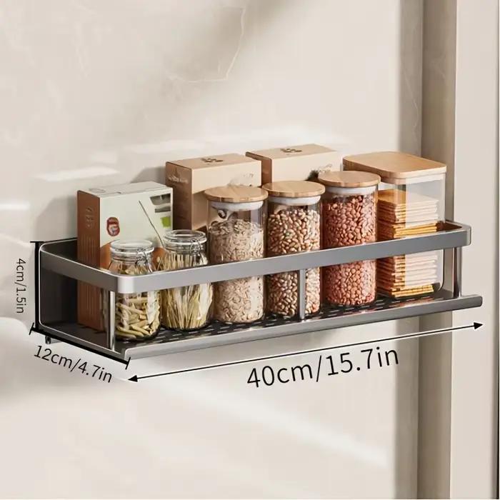 Étagère de douche murale sans perçage avec crochet amovible, auto-adhésive, à drainage rapide pour s