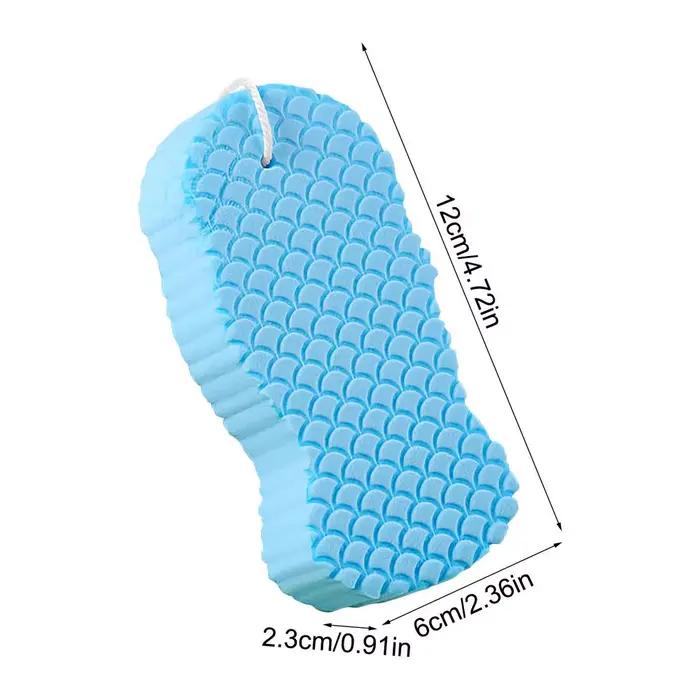 Éponge de bain exfoliante, gant de toilette pour le corps, exfoliant pour la peau, outil de gommage 