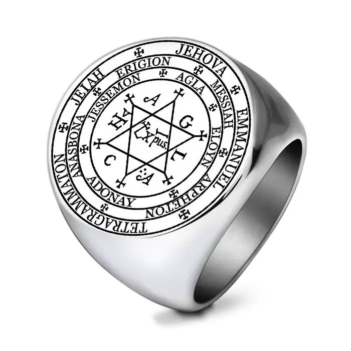 Grand Pentacle De Salomon, le Grand Grimoire avec la grande clavicule de Salomon, amulette Talisman,