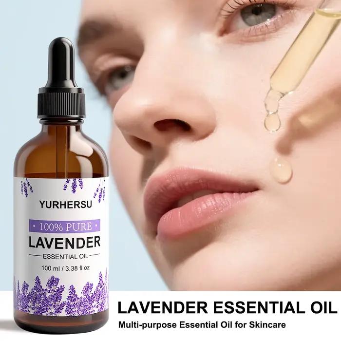 Huile essentielle de lavande naturelle 100% pure pour le sommeil, la relaxation, les soins de la pea