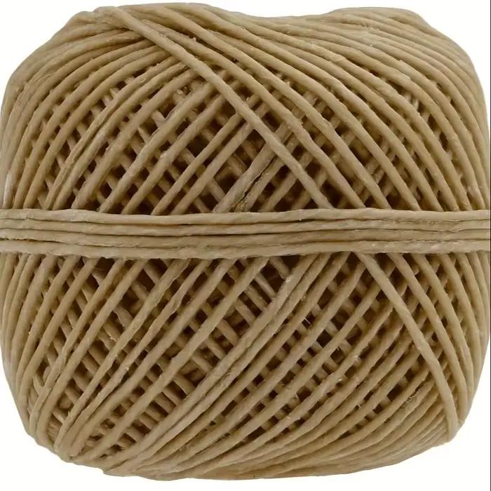 Mèche de chanvre de 200 po, mèche de chanvre recouverte de bonne cire d'abeille naturelle, utilisée 