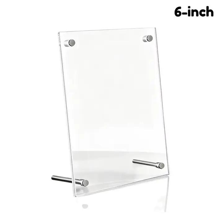 ✔ Cadres photo en acrylique transparent de 6 pouces/7 pouces/A4 pour cartes postales, photos, billet