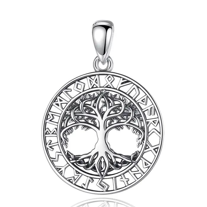 Eudora – collier arbre de vie en argent Sterling 925, pendentif Vintage Simple, arbre fin, mode, Bij