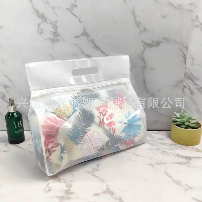 Sac de natation en PVC transparent avec séparation humide/sèche, pochette zippée pour la plage, la p
