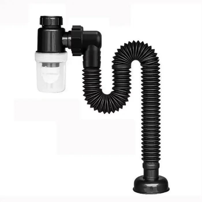 Tuyau de vidange de salle de bain pour évier, canalisations domestiques, égouts, avec siphon anti-od