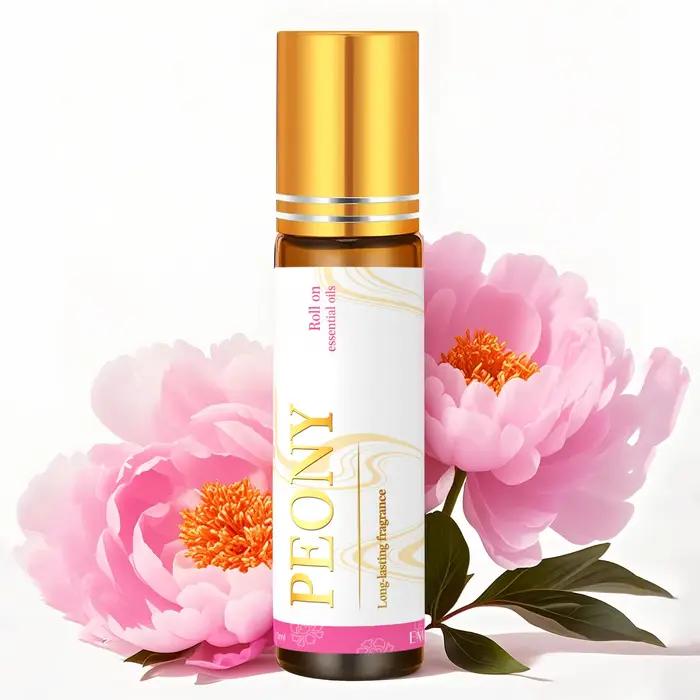 2PC/1PC Huile essentielle de lavande et de pivoine en roll-on 10ml, aromathérapie, relaxation, aide 