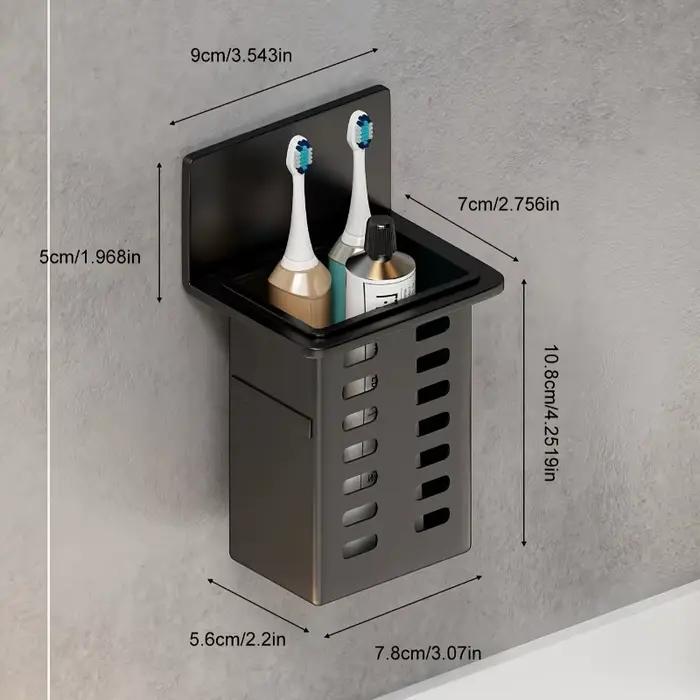 Boîte de rangement murale pour articles de toilette, cuisine, bureau, support suspendu, 1 pièce