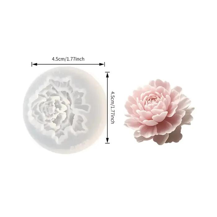 Moule en silicone pour bougies florales DIY, adapté à la fabrication de bougies, spécifiquement pour