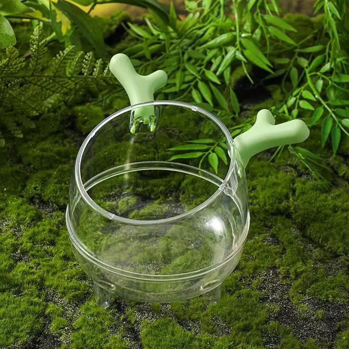 Toilette pour hamster 2-en-1 avec bac à sable et cabane pour hamster doré – Ensemble spécial bain de