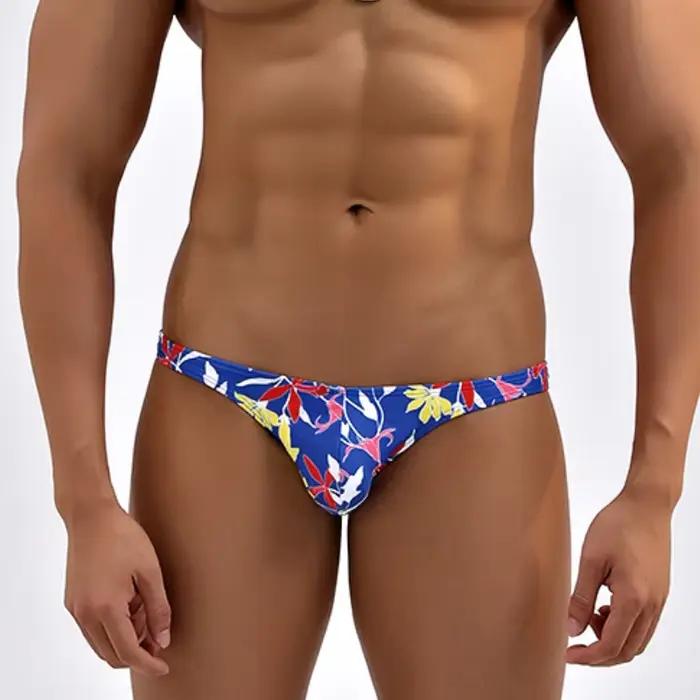 Sexy coupe basse Mini maillot de bain hommes maillot de bain slips Bikini culottes maillots de bain 