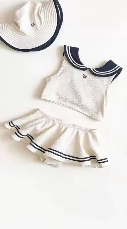 Maillot de bain une pièce pour bébés filles, nouvelle collection 2026, maillot de bain d'été bleu ma