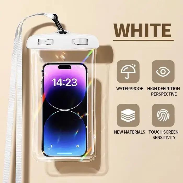Pochette de téléphone étanche, sac de natation pour plongée à dérive, sac sec sous-marin, housse pou