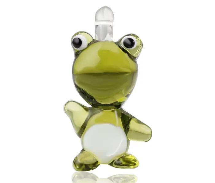 Qianbei-Pendentif en verre de Murano fait à la main, pendentif animal, document mixte, adapté aux co