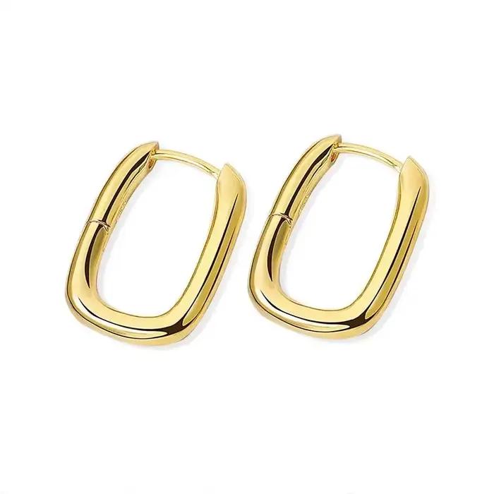 Boucles d'oreilles en argent Sterling 925 authentiques pour femmes, bijoux tendance, Vintage, minima