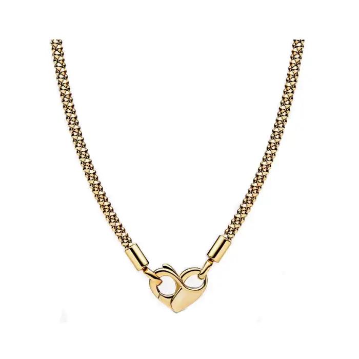 Cadeaux romantiques pour la Saint-Valentin, collier luxueux en argent pur 925% multi-styles en forme