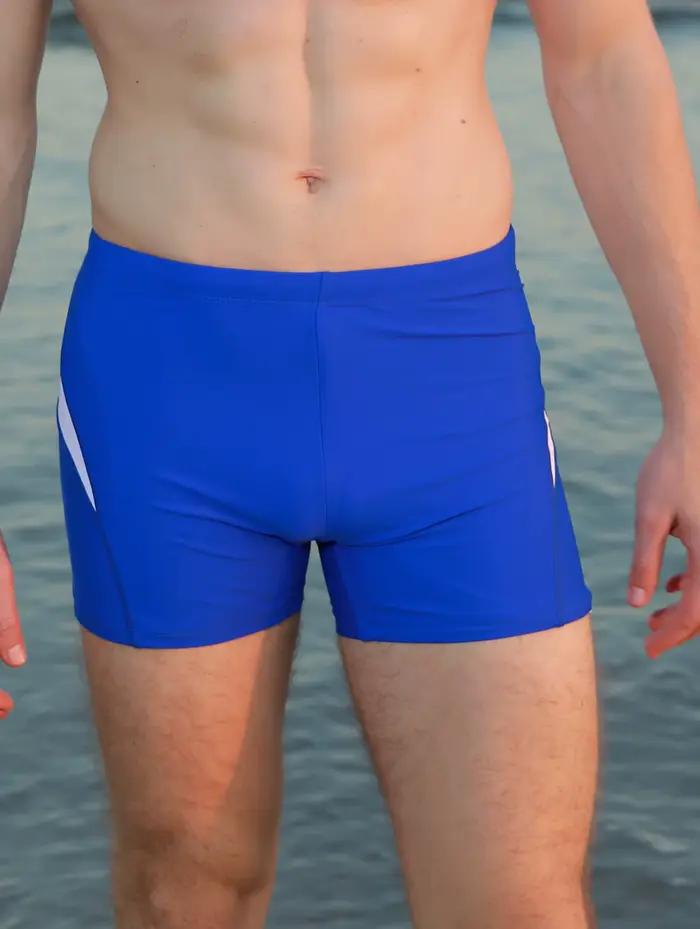 Maillot de Bain de dehors Moulant pour Homme, Patchwork de Couleur Unie, Style Sciclassic, artificie