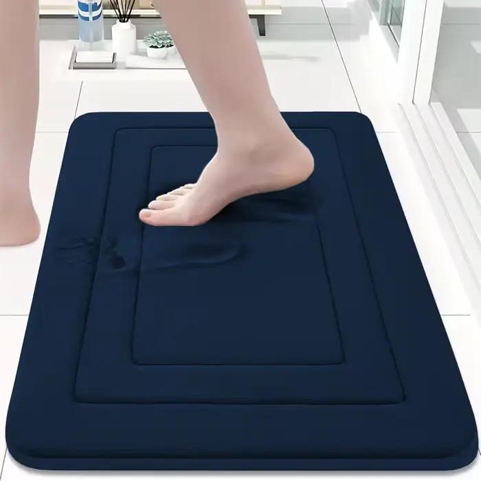 1 pièce à motif géométrique, doux et léger, accessoire de salle de bain respectueux de la peau, tapi