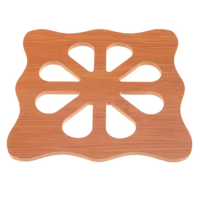 Dessous de pio en Bambou et Bois, Ensemble de Polymères de Dessin Animé Mignon, Multifonction, Isola
