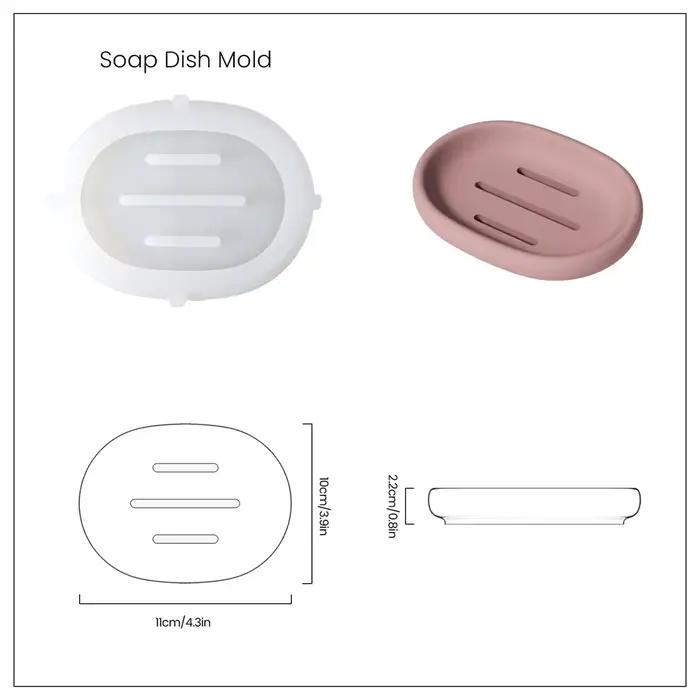 Moule en silicone pour pot de bougie en jémonite fait à la main, ensemble d'accessoires pour la déco