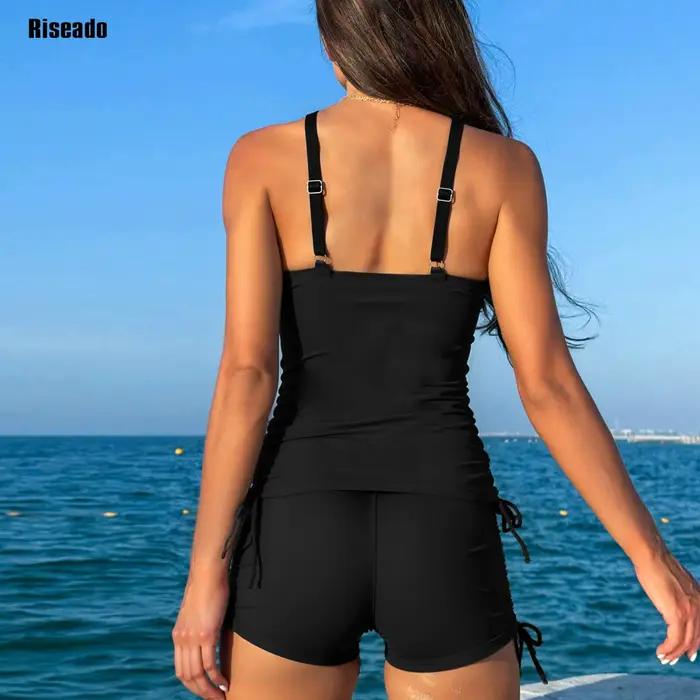 Femal Tankini Maillots de bain pour femme 2026 Maillots de bain deux pièces avec short garçon sportif pour le contrôle du ventre