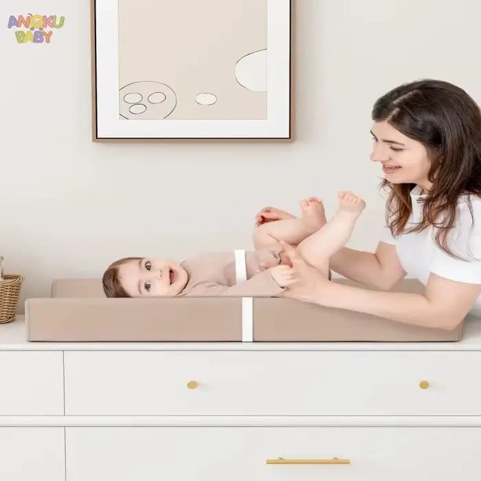 Matelas à langer imperméable pour bébé, pour commode et Table, tapis à langer en cuir propre pour nourrissons et nouveau-nés