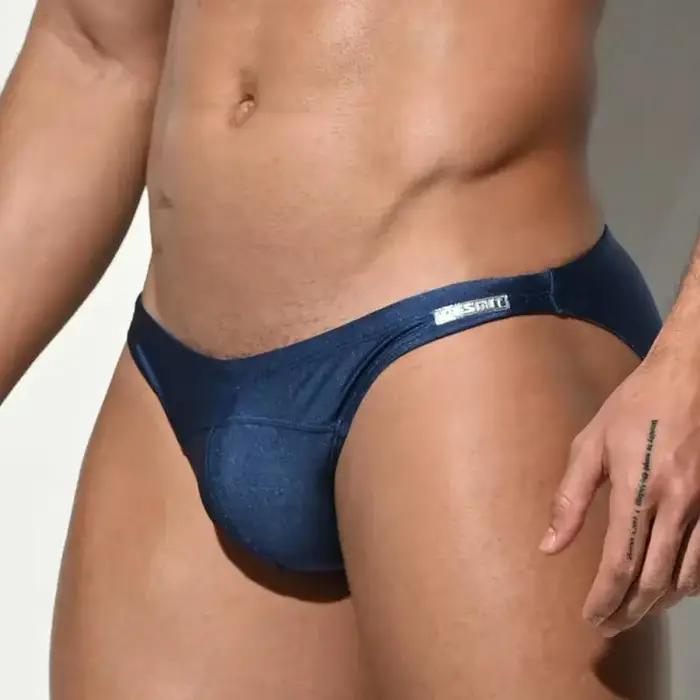 Desmiit maillots de bain hommes slip de bain Sexy maillot de bain pour homme Mini Slip Bikini maillot de bain short de plage Tanga Zwembroek Sunga 2024