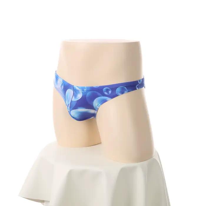 Maillot de bain string pour homme, style brésilien, taille basse, avec poche de maintien, pour le surf et la plage