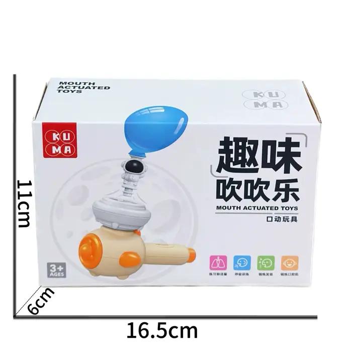 Jouet Montessori pour enfants avec sifflet, boule de soufflage flottante, boule de tuyau de soufflage trois en un, jouet éducatif de motricité Fine sensorielle