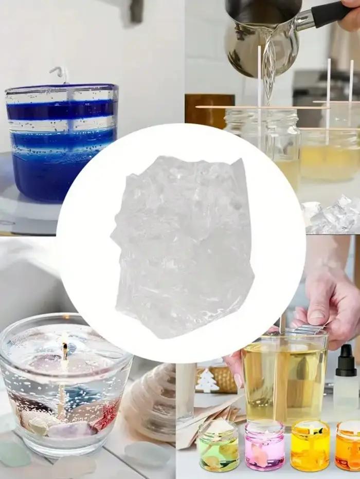 Cire gelée transparente pour la fabrication de bougies DIY