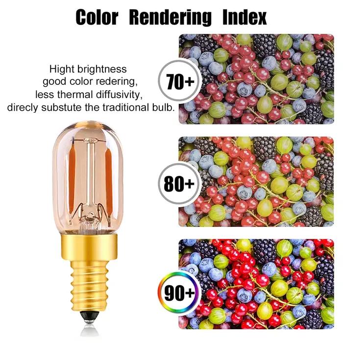 GANRILAND Lot de 10 ampoules LED bougies E12 E14 dimmables C7 T22G 1W, lumière décorative 110V US 220V EU, ampoule blanche chaude pour la décoration