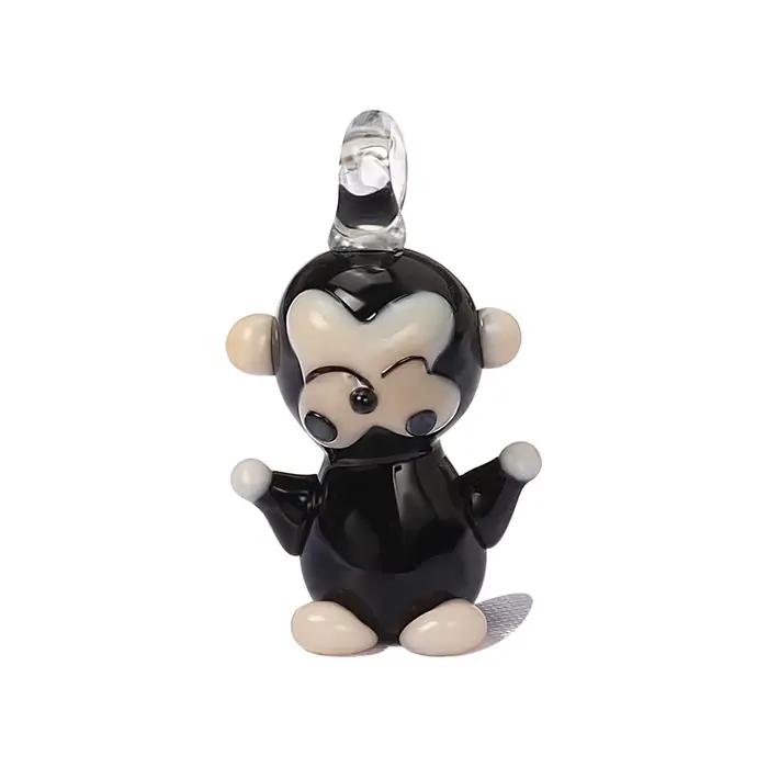 Qianbei-Pendentif en verre de Murano fait à la main, pendentif animal, document mixte, adapté aux colliers de la présidence, mode