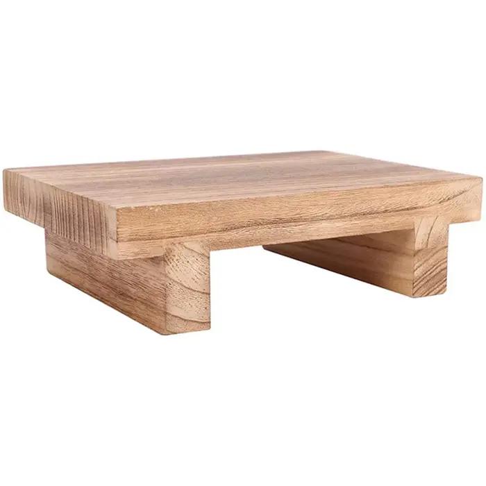 Tabouret marchepied en bois robuste pour chambre, salon, entrée – Soutien de sécurité et utilitaire domestique