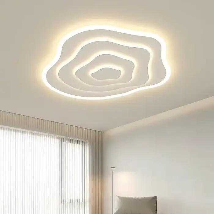 Plafonnier LED Géométrique au Design Moderne, Luminaire Décoratif d'Nik, Idéal pour un Salon, une Salle à Manger, un Bureau ou une Chambre à Coucher
