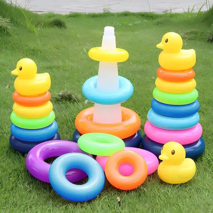 Jouet Montessori pour bébé, tour à boule roulante, jeux éducatifs pour bébés, piste à empiler, jouets de développement pour bébé de 1 2 3 ans