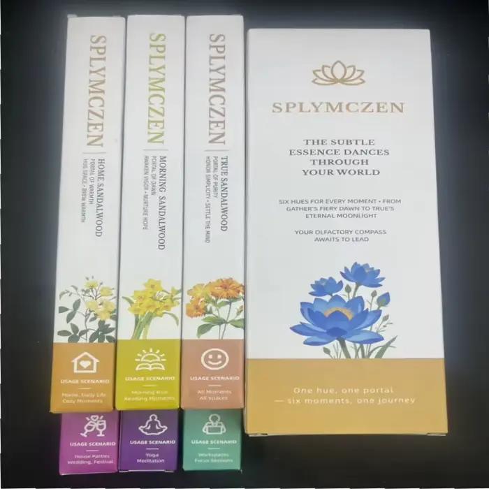 6 parfums d'humeur de qualité (mise au point/yoga/célébration/maison/matin/pureté) |   Cadeaux d'aromathérapie longue durée