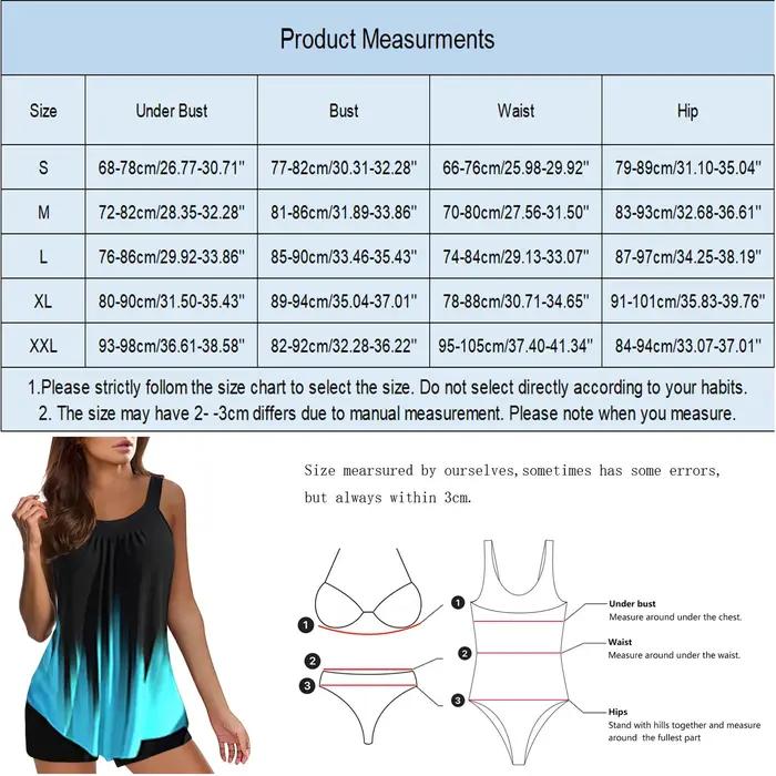 Maillot de bain deux pièces pour femmes, tankini, imprimé, été, 2025, 2025, 2025