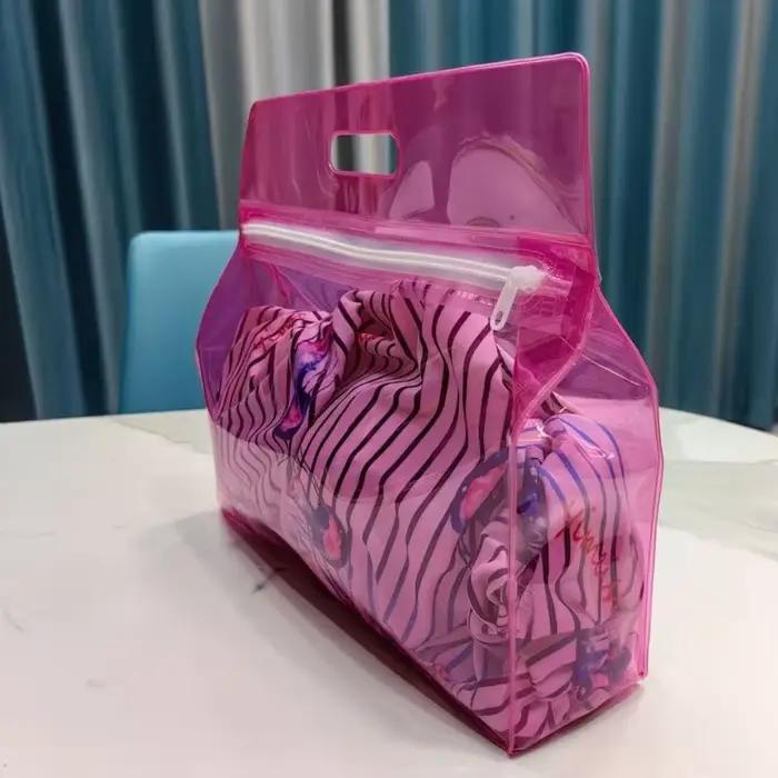 Lot de 2 sacs de natation en PVC pour séparation humide/sèche, pochette de rangement étanche à fermeture éclair pour la plage, la salle de sport, les voyages, organisateur portable pour articles de to