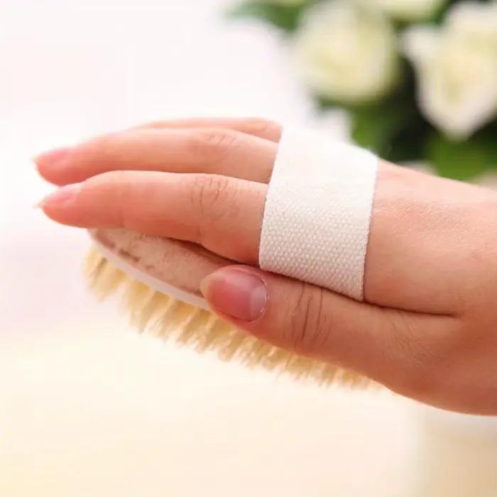 Brosse de douche à poils naturels | Exfoliant doux et renouvellement de la peau | Masseur de spa à domicile | Parfait