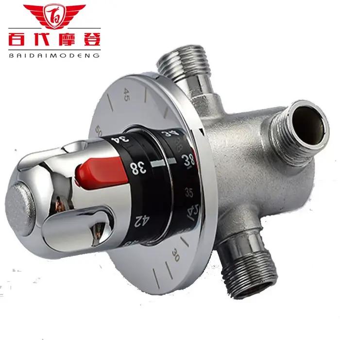Robinet de douche thermostatique pour contrôle de salle de douche, avec contrôle Intelligent de la température et accessoires d'engrenage de vanne cachée
