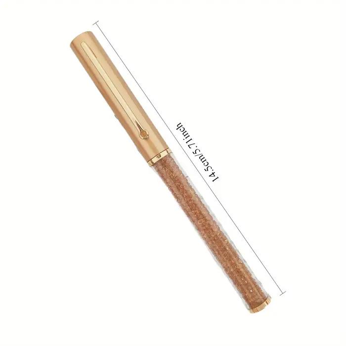 Stylo à bille en métal haut de gamme avec cristaux de diamant, stylo cadeau créatif, stylo publicitaire pour le bureau et les affaires