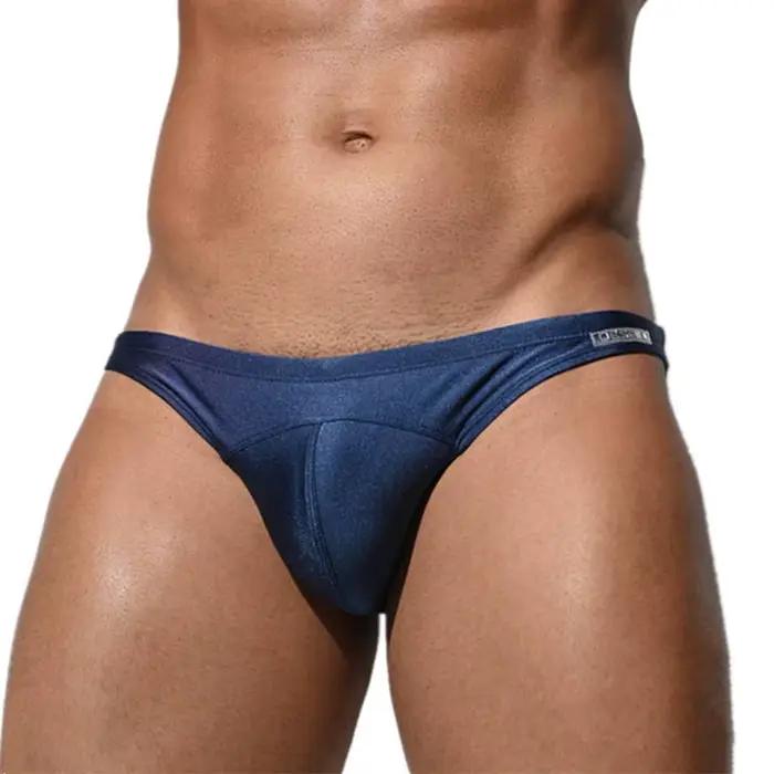 Desmiit maillots de bain hommes slip de bain Sexy maillot de bain pour homme Mini Slip Bikini maillot de bain short de plage Tanga Zwembroek Sunga 2024