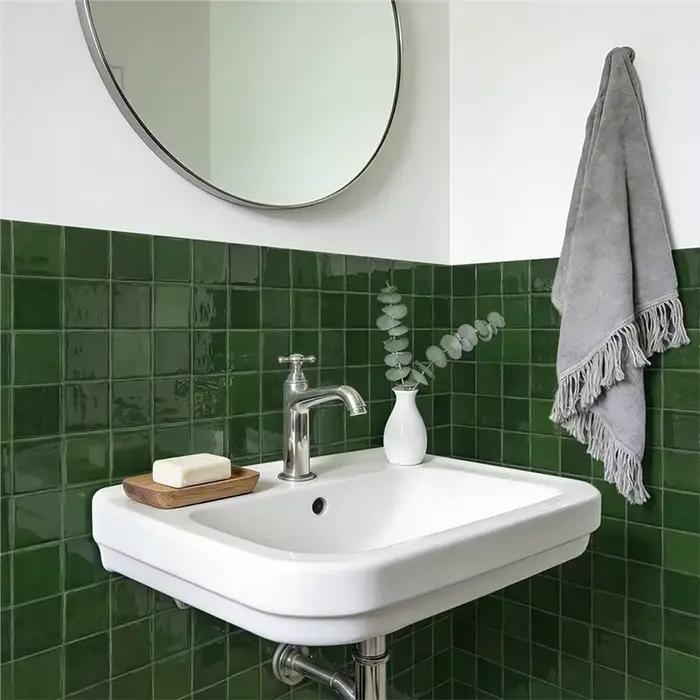 Autocollants pour carreaux muraux BSEVB, 10 feuilles de carreaux autocollants à coller, 6x6 pouces, carrés 3D auto-adhésifs pour cuisine, salle de bain, camping-car