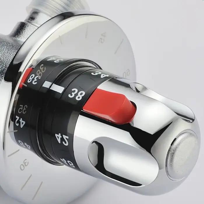 Robinet de douche thermostatique pour contrôle de salle de douche, avec contrôle Intelligent de la température et accessoires d'engrenage de vanne cachée