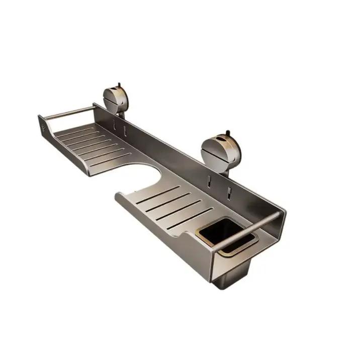 Étagère de rangement murale sans perçage pour robinet de lavabo, armoire de salle de bain, lavabo, meuble sous-vasque