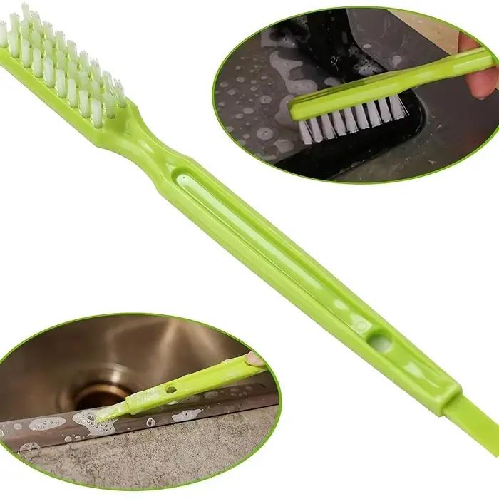 Brosse de nettoyage - Brosse pour nettoyer les joints de carrelage - Convient pour un nettoyage en profondeur. Brosse de nettoyage ménager - Convient aux cuisines