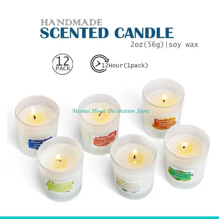 H7BF – ensemble bougies d'aromathérapie longue durée