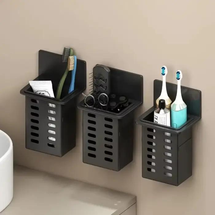 Boîte de rangement murale pour articles de toilette, cuisine, bureau, support suspendu, 1 pièce