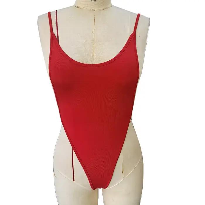 Sexy Mini Micro maillots de bain une pièce maillot de bain femmes extrême String Bikini femme baigneur maillot de bain dos nu String Monokini XL