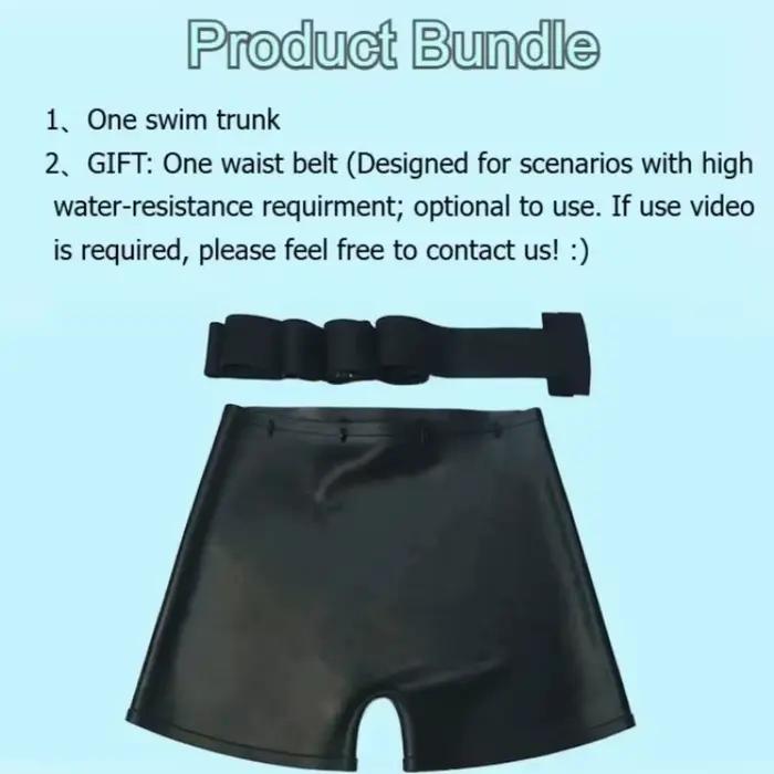 Sous-vêtements de bain en silicone élastique pour l'été, maillots de bain imperméables et protecteurs pour femmes, caleçons de bain invisibles et confortables pour hommes, boxers de plage